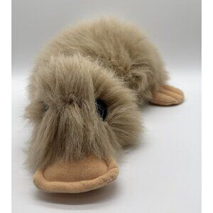 GANZ Vintage 1988 Heritage Collection GOOGLES 18” Tan +White Platypus Duck PLUSH